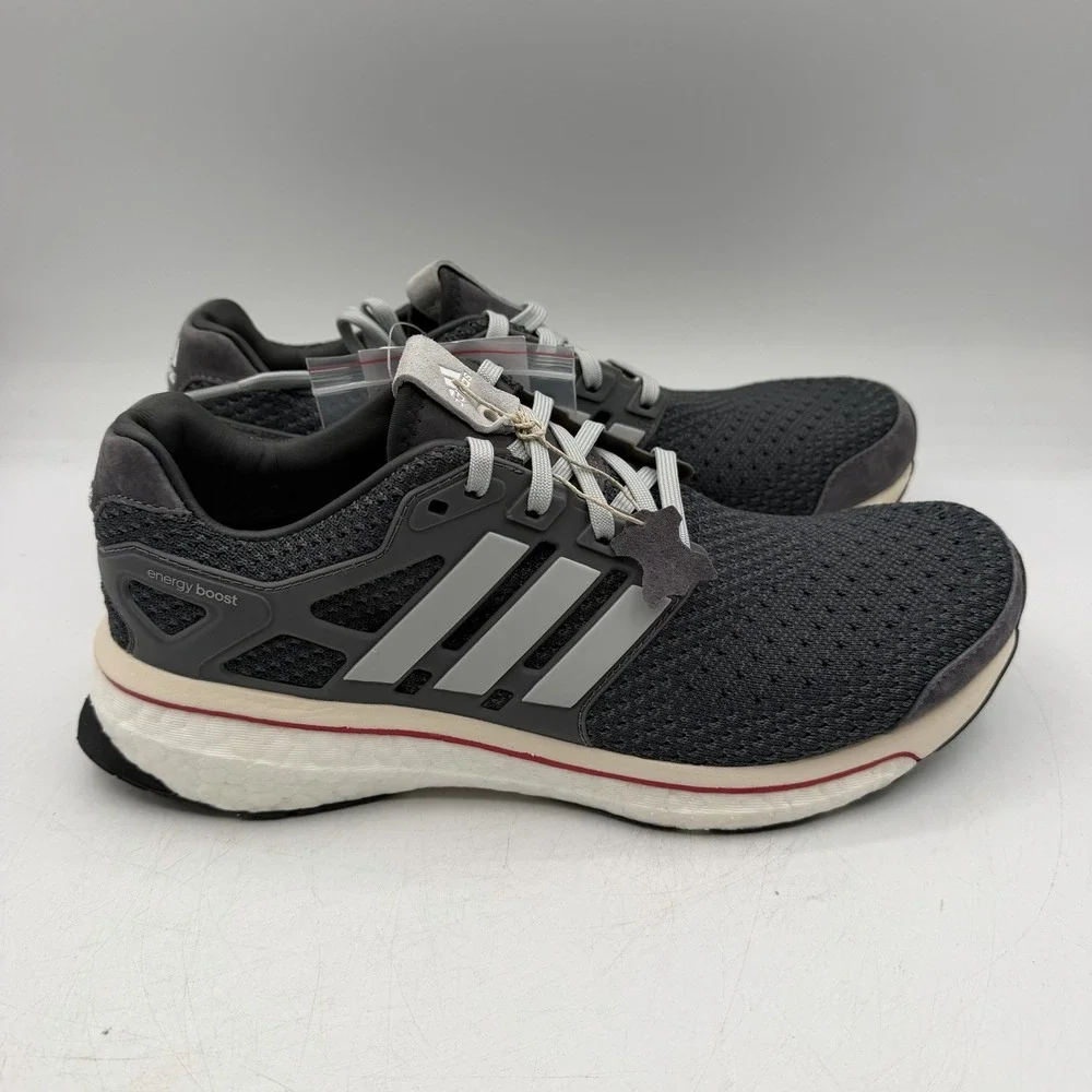 Adidas Energy Boost Run Thru Time Running Shoes Mens Sz 11.5 Grey Sneaker S81135
